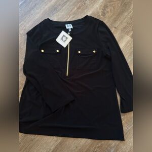Black blouse Anne Klein